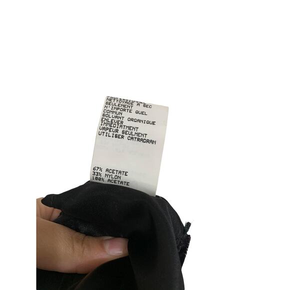 Jessica McClintock Gunne Sax Vintage Black Velvet Spaghetti Strap Dress 70s Y2k - Picture 9 of 9